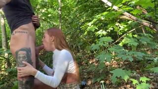 Русская бесстыдница Jessie Way жестко трахается на природе