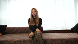 Ирина Кейдж жесткий порно кастинг с двойным проникновением