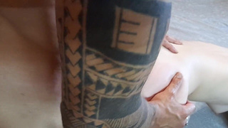 Страстный анальный секс в критические дни