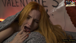 Парень не пришел на День святого Валентина – жесткий секс с братом