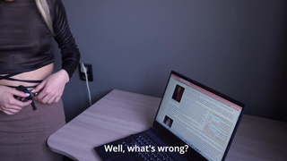 Горячий секс онлайн с преподавателем