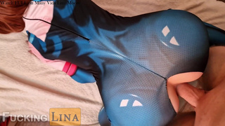 Горячее порно видео с рыжей косплейщицей