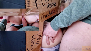 Русское порно с глорихолом - киска в коробке и горячий кремпай