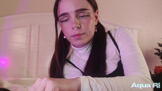 Секс с милой школьницей в ролике - страстный минет и жесткий трах