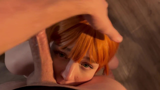 Секс после бургеров: страстный минет и жесткий трах