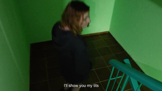 Жесткий трах у лифта — эксклюзивное видео