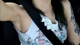 Страстная мастурбация в авто Laruna Mave 1080p