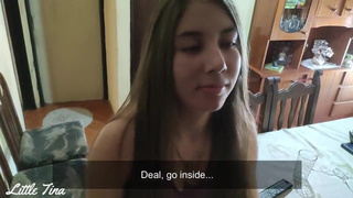 Грубый анальный секс с курьером – порно видео с болью и страстью