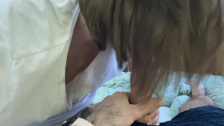 Брат кончил мне в рот — страстное порно видео с развратным минетиком