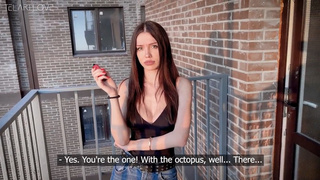 Девушка и кракен в страстном порно видео