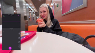 Дикий публичный секс с игрушкой – риск и возбуждение