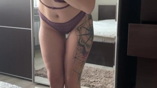 Возбуждающий стриптиз и соблазнительное нижнее белье – эксклюзивное секс видео