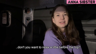 Секс видео с полными яйцами - жесткий минет в машине