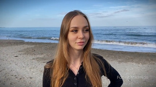 Страстный минет на пляже – эксклюзивное порно видео с развратной красоткой