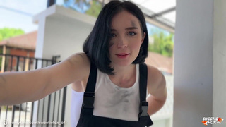 Реальное домашнее порно — жесткий трах с сочной девушкой