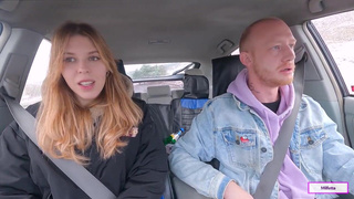 Поездка в ротик и неожиданная развязка - порно видео с развратной девушкой