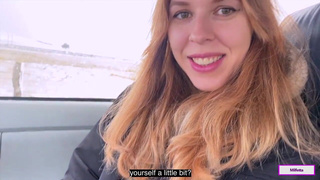 Поездка в ротик и неожиданная развязка - порно видео с развратной девушкой