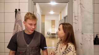 Сантехник устроил страстный трах с дикими оргазмами