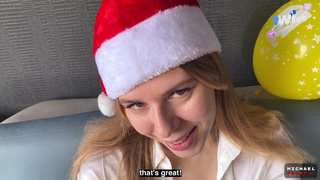 Страстный анальный секс на Новый Год