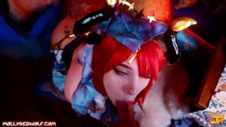 Секс видео с малышкой из Геншина — кремпай со страстью