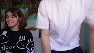 Страстный минет и горячий секс с сестрой