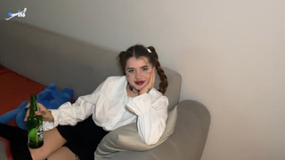 Пьяная ночь с развратной девушкой