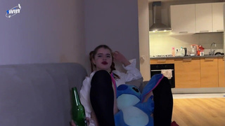 Пьяная ночь с развратной девушкой