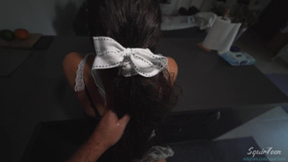 Жена не узнает — страстный секс с горничной в HD качестве