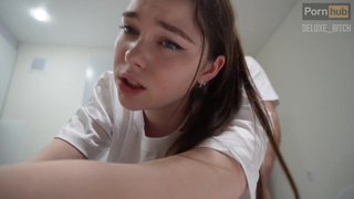 Смотреть онлайн жесткий секс с кончом в рот