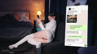 Жена в страстном сексе с несколькими мужчинами