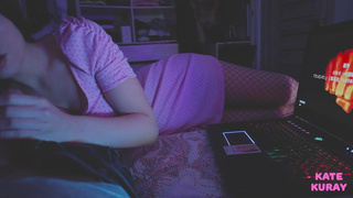 KateKuray страстный секс в кинотеатре
