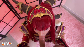 Секс видео с Sweetie Fox в роли королевы WoW