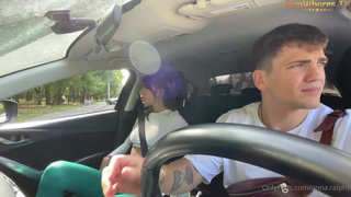 Жесткий глубокий минет от Anna Ralphs в HD