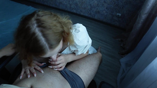 Сводная сестра делает минет брату за деньги – домашнее порно видео