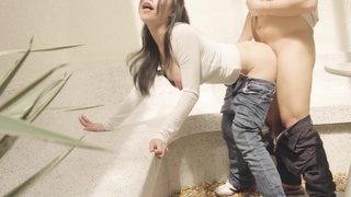 Страстный секс с азиаткой и двойной разрядкой