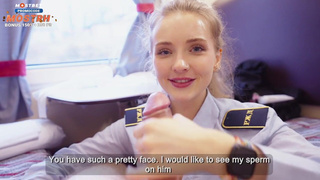 Секс с проводницей в поезде – эксклюзивное порно видео