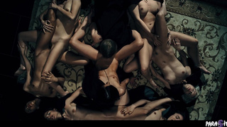 Жесткий лесбийский секс в стиле хоррор с Little Angel