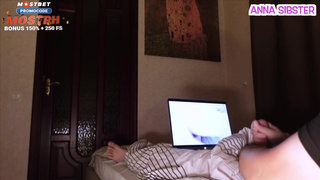 Двойной оргазм на члене – страстное домашнее порно в HD