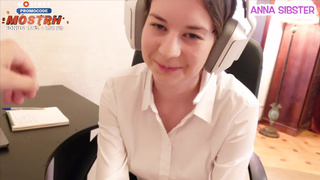 Горячее порно видео с минетом и глоткой спермы