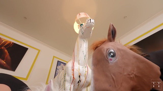 Кремпай в киску - экстремальное порно с чередованием