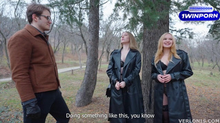 Страстный секс с двумя партнерами