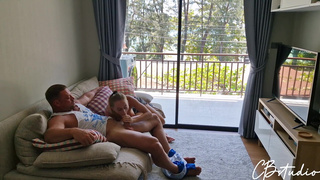 Страстный триолизм - скрытая камера