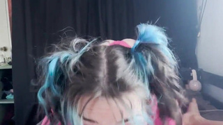 Секс видео студентки с крашеными волосами: страстный минет и жесткий трах