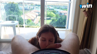 Секс с Вероникой: страстный минет и горячая конча на лицо