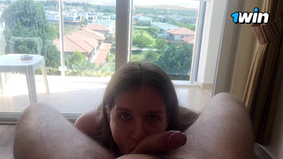 Секс с Вероникой: страстный минет и горячая конча на лицо