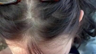 Украинка Mashenkaas с диким отсосом и сквиртом на природе