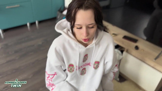 Страстный секс с финалом на лицо