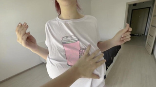 Сочная пышечка в страстном сексе