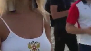 Natalia Football fan - Страстный секс с обаятельной болельщицей