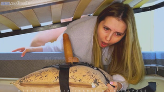 Страстный секс с мачехой в анал